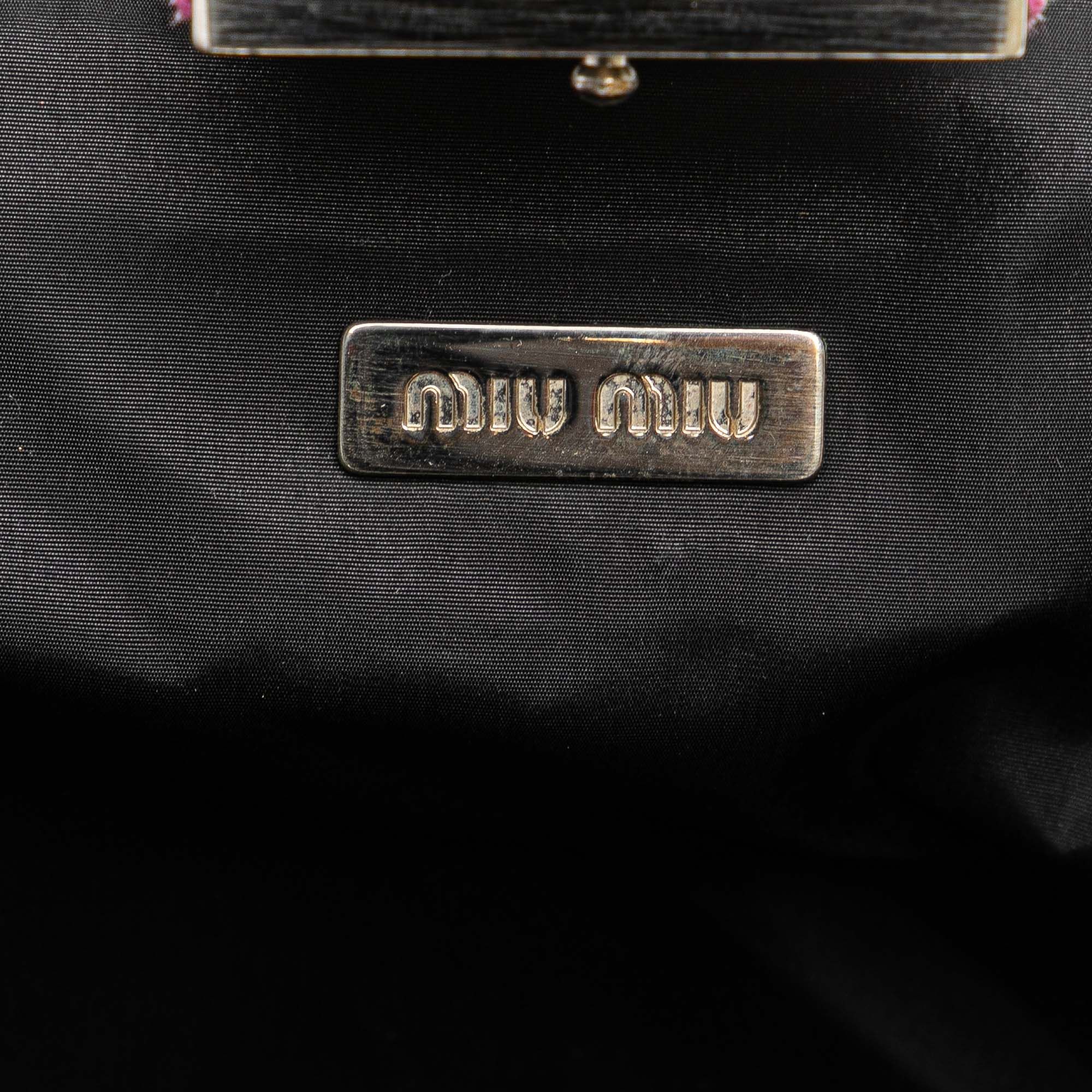 Miu Miu Miu Miu Satin Clasp Clutch on Strap Size ONE SIZE - 5 Thumbnail
