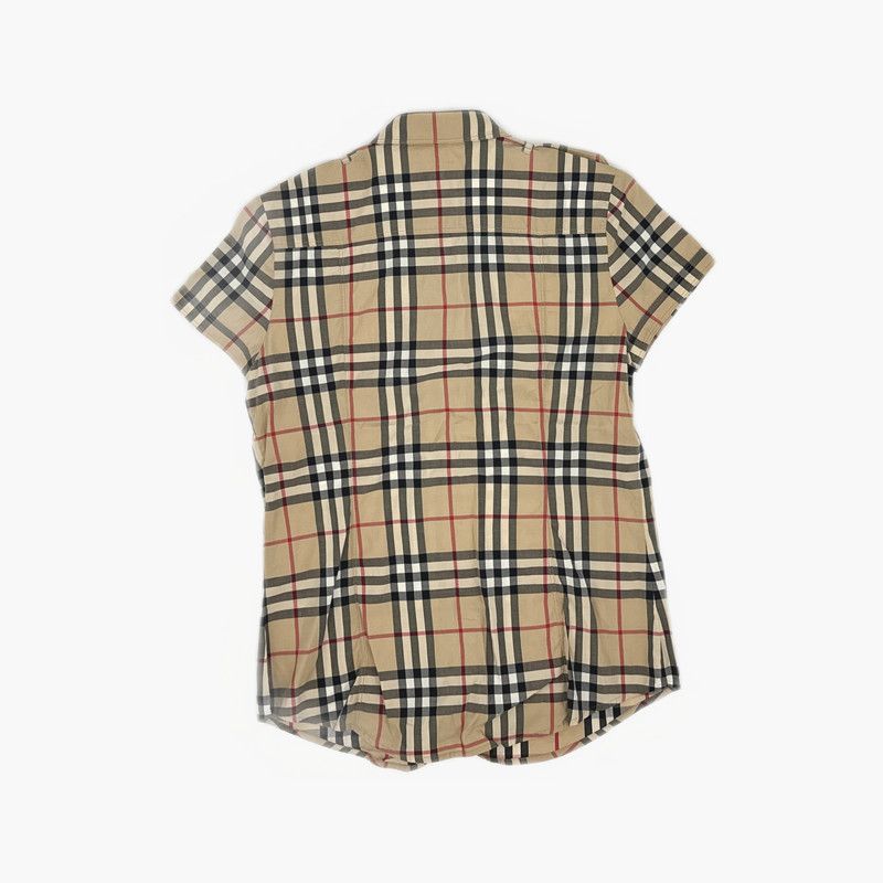 Burberry Burberry Check Pattern Short Sleeve Shirt 0079 Size US M / EU 48-50 / 2 - 4 Thumbnail