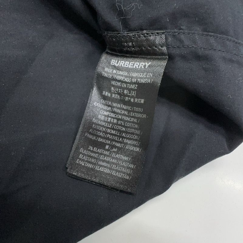 Burberry Burberry Black Slim Fit Short Sleeve Shirt 0079 Size US XL / EU 56 / 4 - 9 Thumbnail