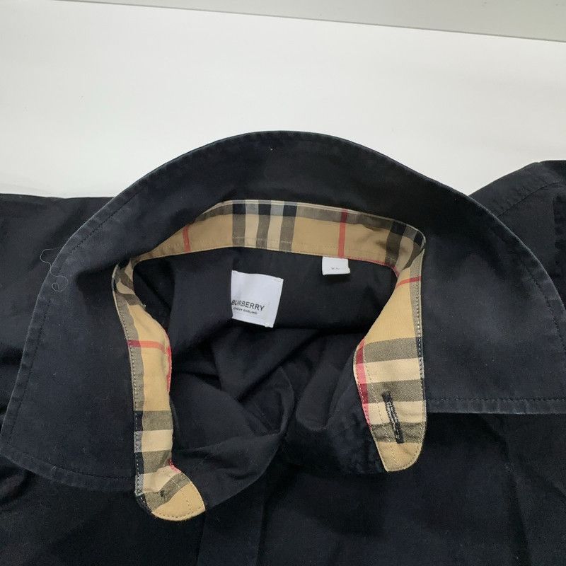 Burberry Burberry Black Slim Fit Short Sleeve Shirt 0079 Size US XL / EU 56 / 4 - 10 Thumbnail