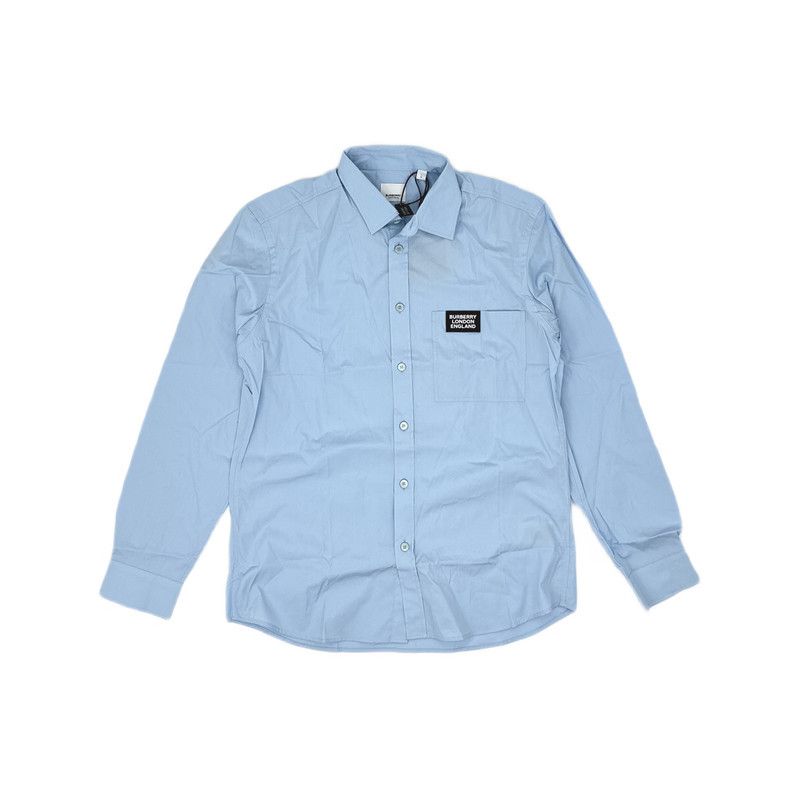Burberry Burberry Logo Decoration Long Sleeve Shirt 0079 Size US L / EU 52-54 / 3 - 4 Thumbnail