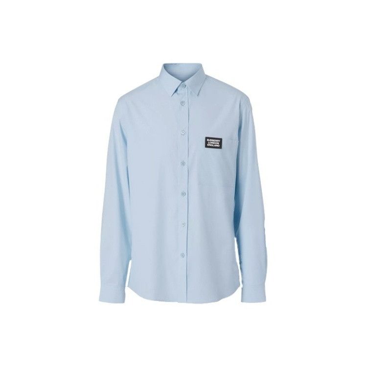 Burberry Burberry Logo Decoration Long Sleeve Shirt 0079 Size US L / EU 52-54 / 3 - 15 Thumbnail