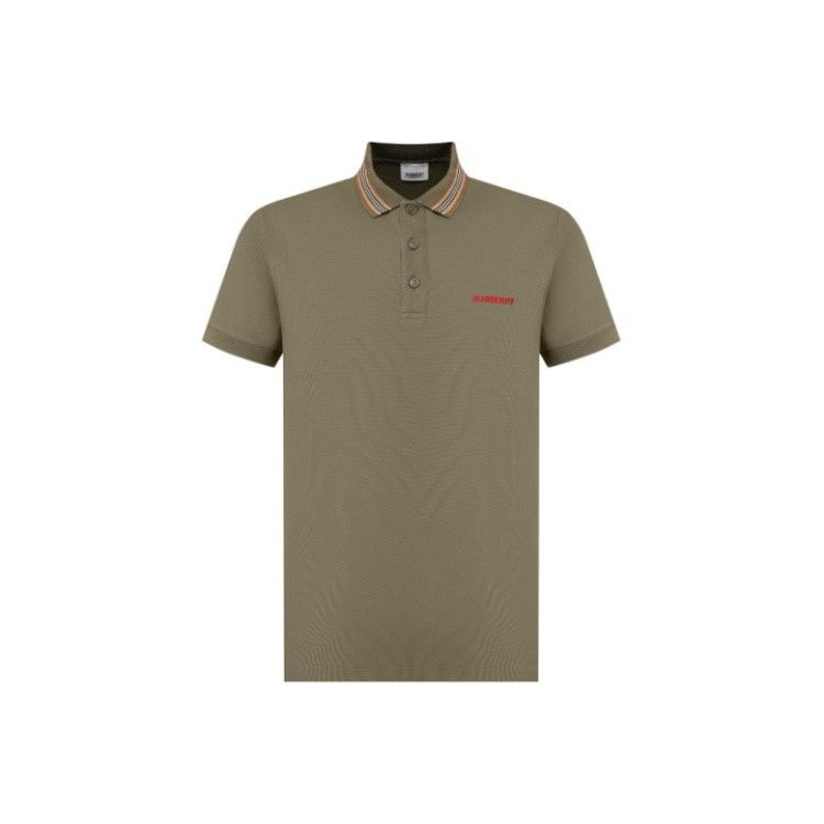 Burberry Burberry FW21 Logo Stripe Short Sleeve Polo Shirt 0079 Size US XXL / EU 58 / 5 - 9 Thumbnail