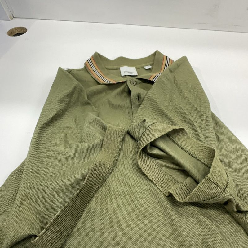 Burberry Burberry FW21 Logo Stripe Short Sleeve Polo Shirt 0079 Size US XXL / EU 58 / 5 - 10 Thumbnail