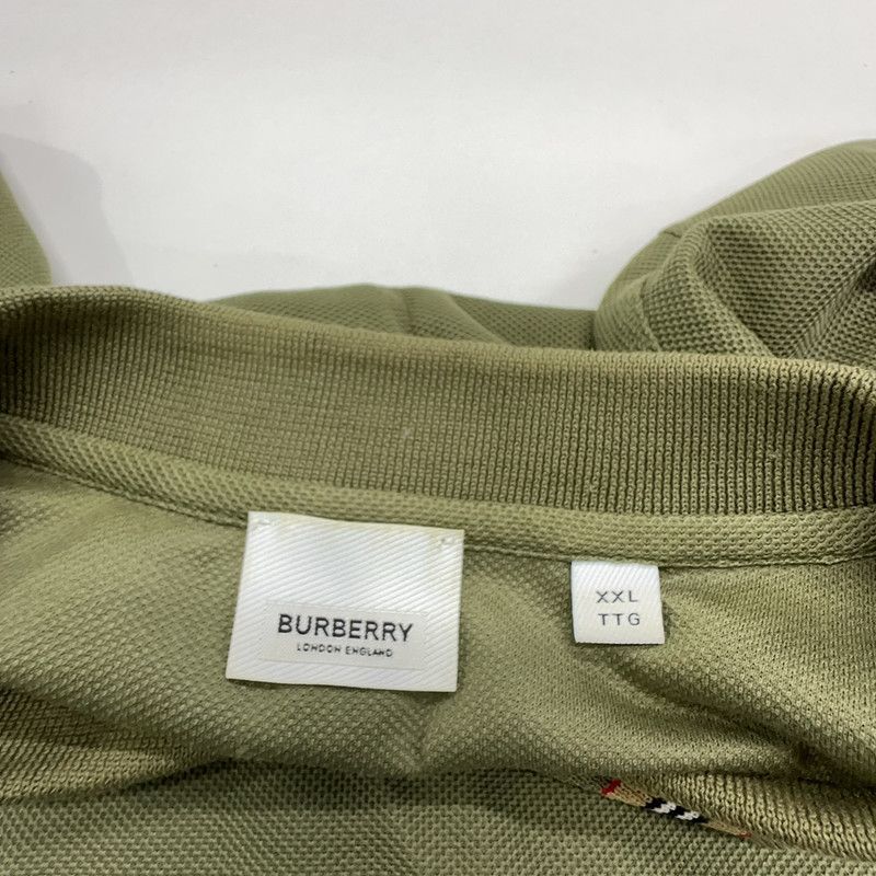 Burberry Burberry FW21 Logo Stripe Short Sleeve Polo Shirt 0079 Size US XXL / EU 58 / 5 - 3 Thumbnail