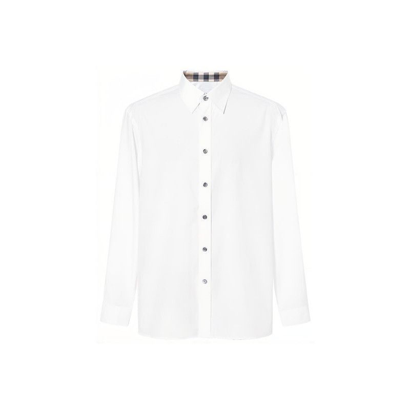 Burberry Burberry White Logo Polo Shirt 0079 Size US L / EU 52-54 / 3 - 3 Thumbnail