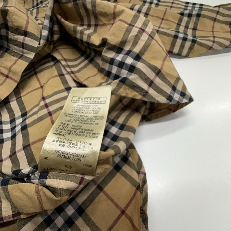 Burberry Burberry Cotton Long Sleeve Shirt in Khaki 0079 Size US XS / EU 42 / 0 - 6 Thumbnail