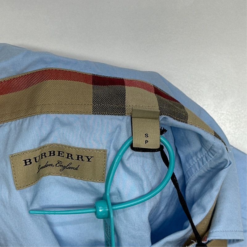 Burberry Burberry Logo Print Long Sleeve Shirt 0079 Size US S / EU 44-46 / 1 - 2 Thumbnail
