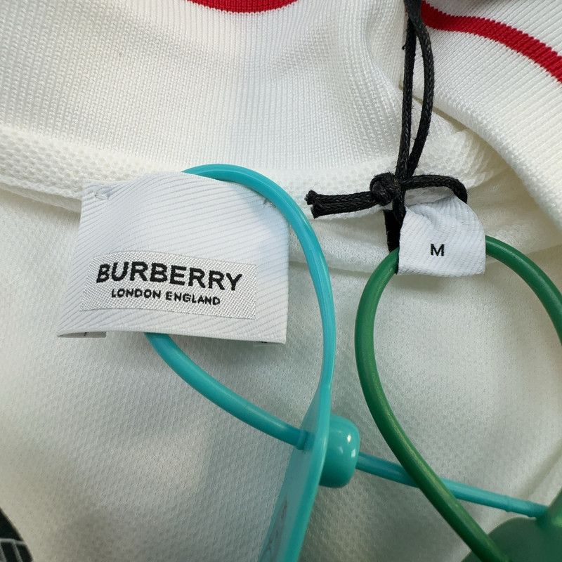 Burberry Burberry Logo Letter Embroidered Polo Shirt 0079 Size US M / EU 48-50 / 2 - 3 Thumbnail