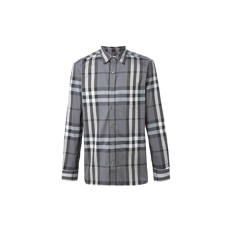 Burberry Burberry Long Sleeve Checked Shirt for Men 0079 Size US XS / EU 42 / 0 - 2 Thumbnail