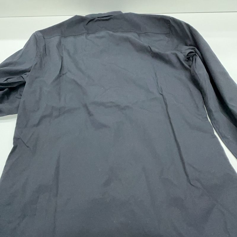 Burberry Burberry Black Long Sleeve Shirt with Check Detail 0079 Size US XS / EU 42 / 0 - 4 Thumbnail