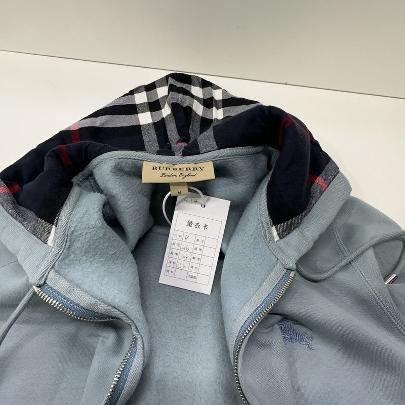 Burberry Burberry Men's Hooded Zip Sweatshirt 0079 Size US M / EU 48-50 / 2 - 3 Thumbnail