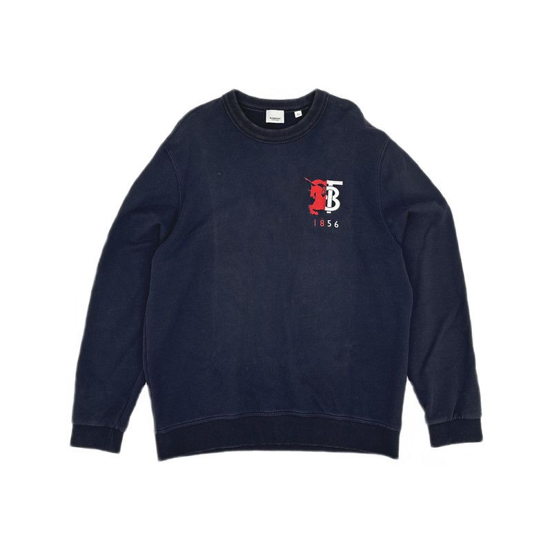 Burberry Burberry Letter Print Long Sleeve Sweatshirt 0079 Size US XL / EU 56 / 4 - 2 Thumbnail