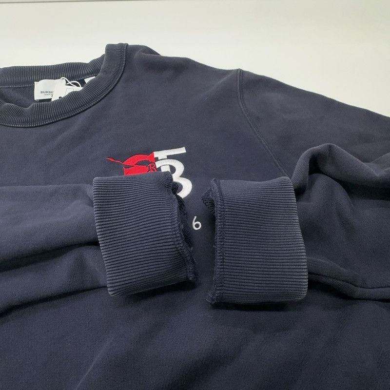 Burberry Burberry Letter Print Long Sleeve Sweatshirt 0079 Size US XL / EU 56 / 4 - 5 Thumbnail