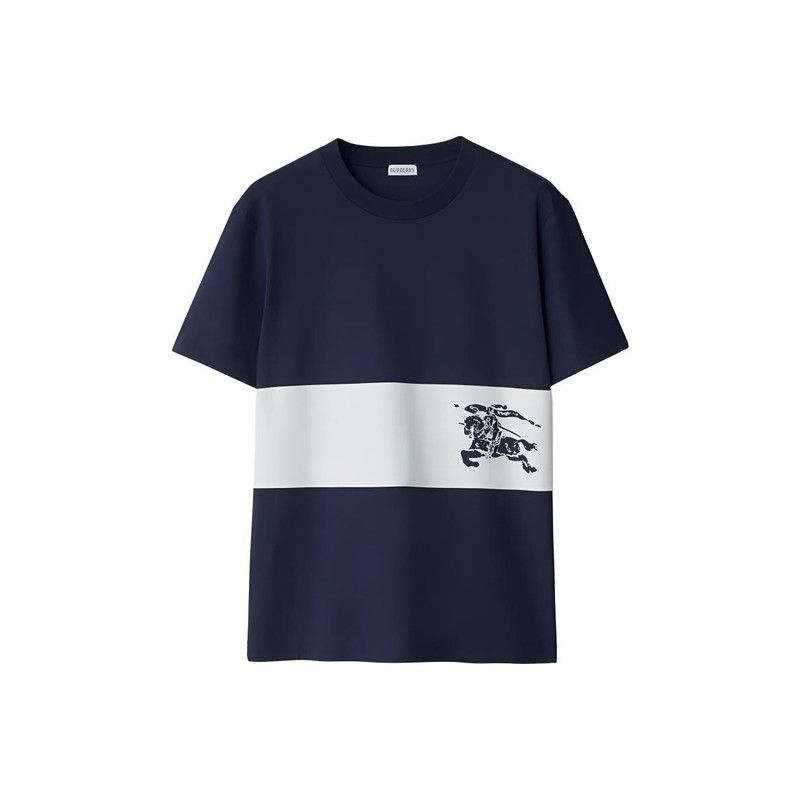 Burberry Burberry Colorblock Men's Short Sleeve T-Shirt 0079 Size US XS / EU 42 / 0 - 3 Thumbnail