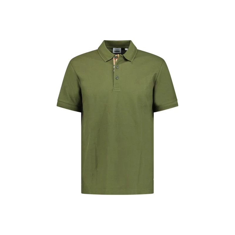 Burberry Burberry Green Logo Embroidered Polo Shirt 0079 Size US XS / EU 42 / 0 - 4 Thumbnail