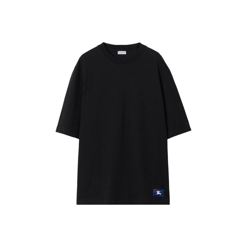 Burberry Burberry Men's Black Casual Short Sleeve T-Shirt 0079 Size US M / EU 48-50 / 2 - 2 Thumbnail