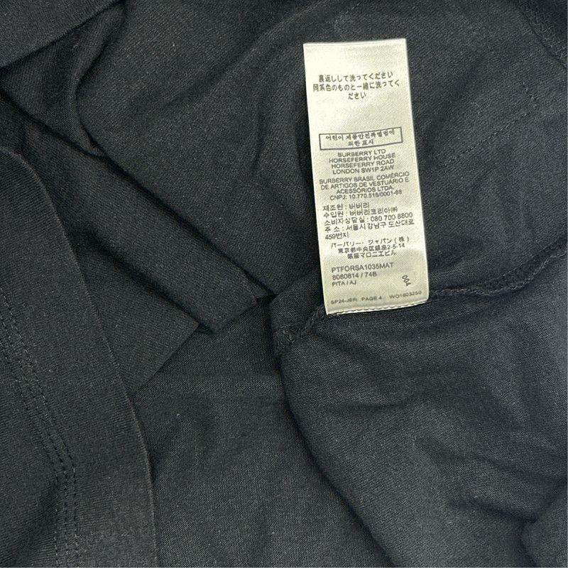 Burberry Burberry Men's Black Casual Short Sleeve T-Shirt 0079 Size US M / EU 48-50 / 2 - 3 Thumbnail