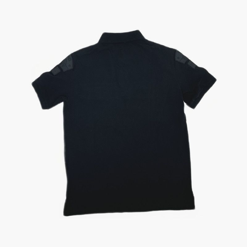 Burberry Burberry Black Polo Shirt with Badge Details 0079 Size US S / EU 44-46 / 1 - 3 Thumbnail