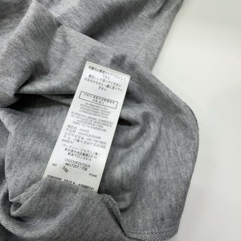 Burberry Burberry Letter Print V-Neck Short Sleeve T-Shirt 0079 Size US M / EU 48-50 / 2 - 3 Thumbnail