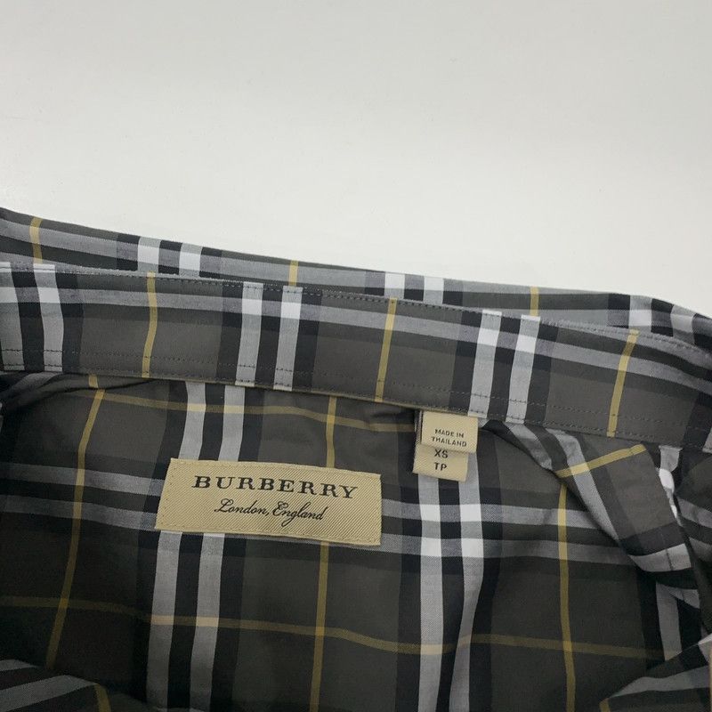 Burberry Burberry Color-Blocked Check Long Sleeve Shirt 0079 Size US XS / EU 42 / 0 - 5 Thumbnail