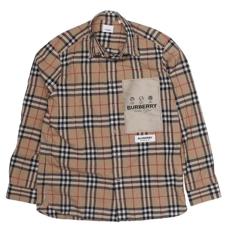 Burberry Burberry Plaid Long Sleeve Button-Down Shirt 0079 Size US XXS / EU 40 - 6 Thumbnail