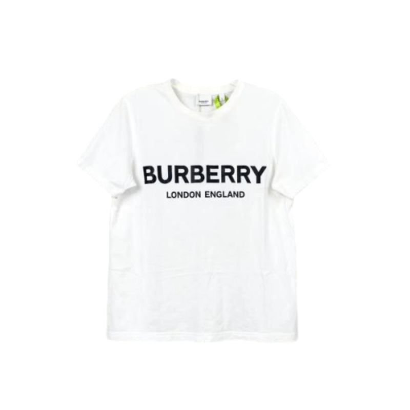 Burberry Burberry White Logo Short Sleeve T-Shirt 0079 Size US M / EU 48-50 / 2 - 9 Thumbnail