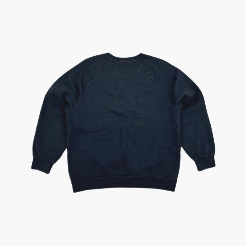 Burberry Burberry Navy Blue Logo Embroidered Sweatshirt 0079 Size US M / EU 48-50 / 2 - 8 Thumbnail