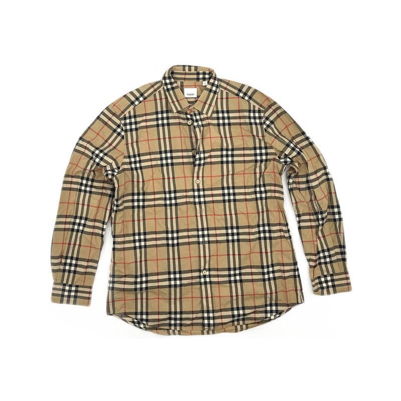 Burberry Burberry Classic Check Long Sleeve Shirt 0079 Size US XL / EU 56 / 4 - 7 Thumbnail