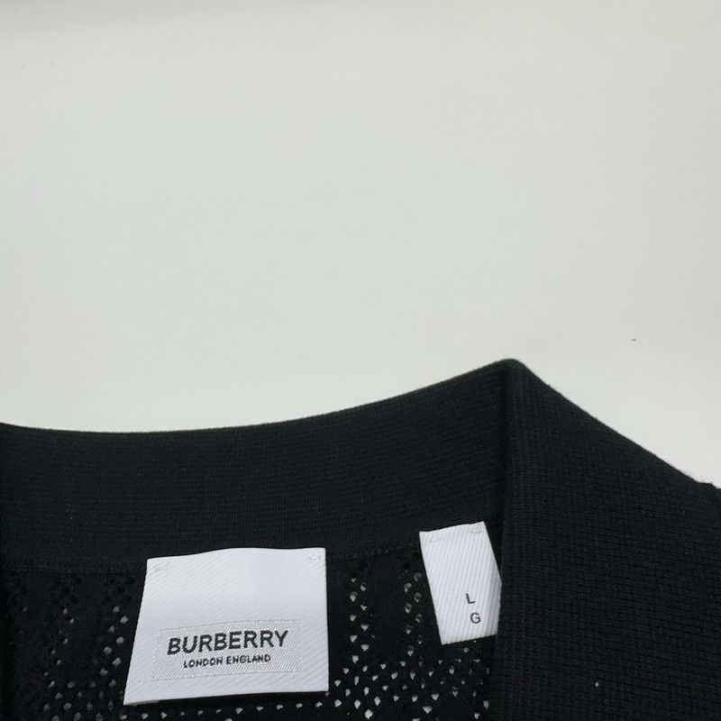 Burberry Burberry Black Cotton Polo Shirt for Men 0079 Size US L / EU 52-54 / 3 - 2 Thumbnail