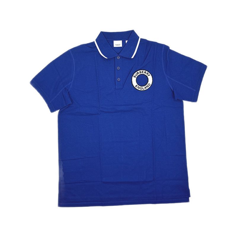 Burberry Burberry Cotton Short Sleeve Polo Shirt 0079 Size US L / EU 52-54 / 3 - 5 Thumbnail