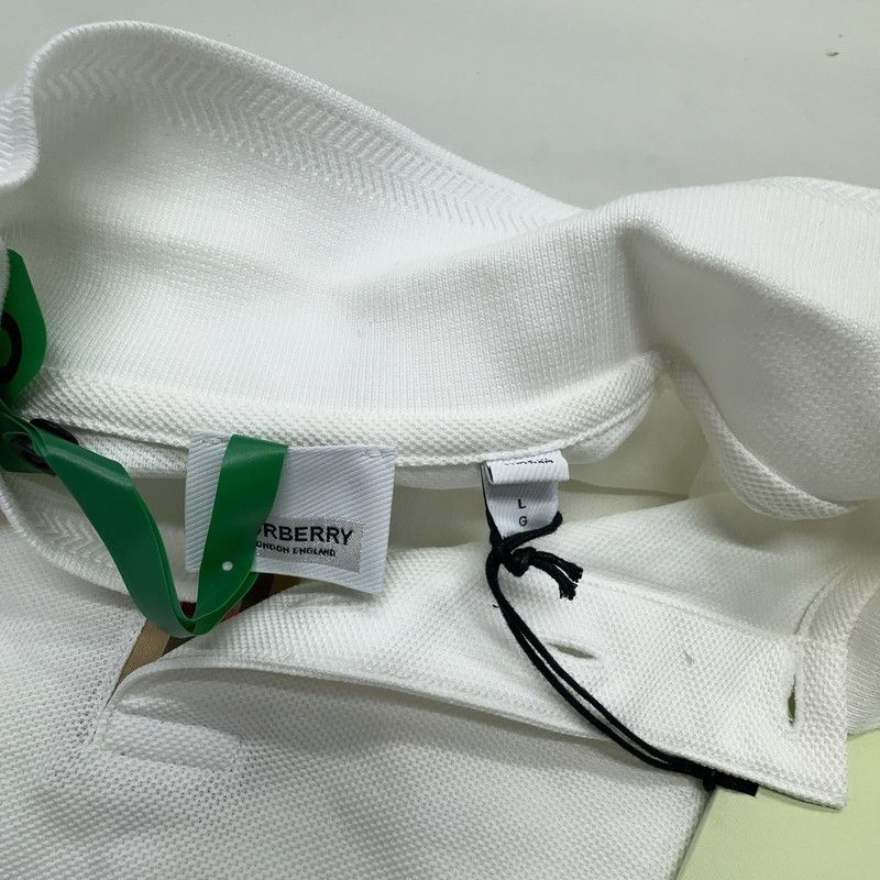 Burberry Burberry SS24 Logo Embroidered Polo Shirt 0079 Size US L / EU 52-54 / 3 - 3 Thumbnail