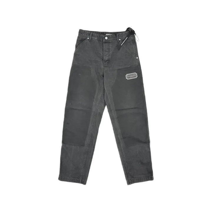 Dior Dior SS23 Color Block Logo Denim Pants 0079 Size US 28 / EU 44 - 2 Thumbnail