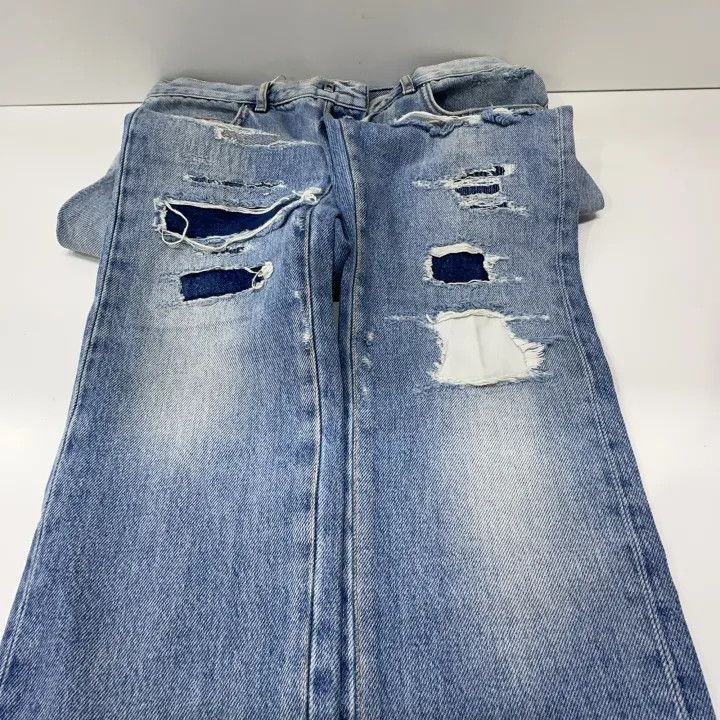 Dior Dior Distressed Blue Denim Jeans 0079 Size US 29 - 8 Thumbnail