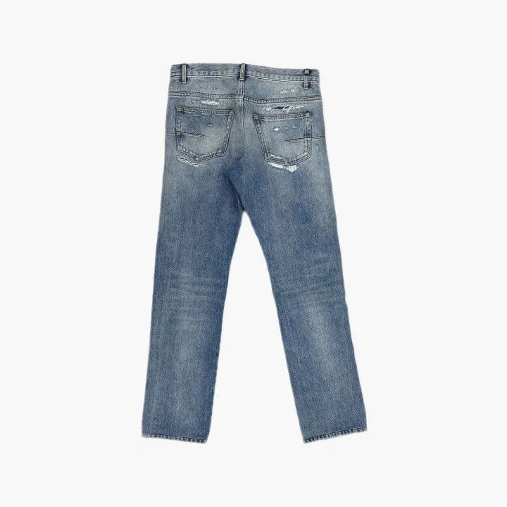 Dior Dior Distressed Blue Denim Jeans 0079 Size US 29 - 3 Thumbnail