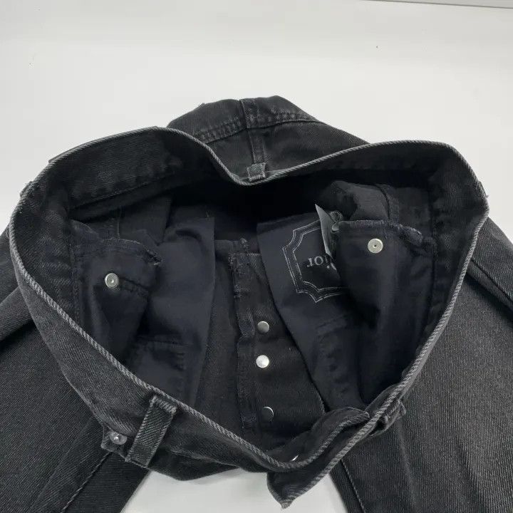 Dior Dior Black Zippered Denim Pants for Men 0079 Size US 29 - 6 Thumbnail