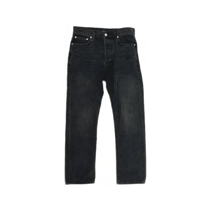 Dior Dior Black Zippered Denim Pants for Men 0079 Size US 29 - 2 Thumbnail