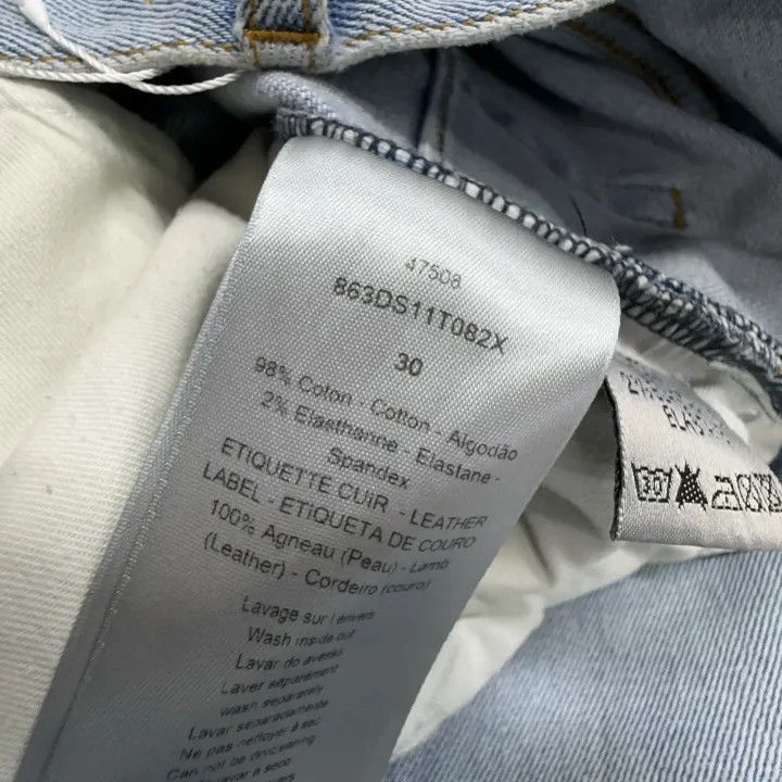 Dior Dior Blue Denim Jeans for Men 0079 Size US 30 / EU 46 - 5 Thumbnail