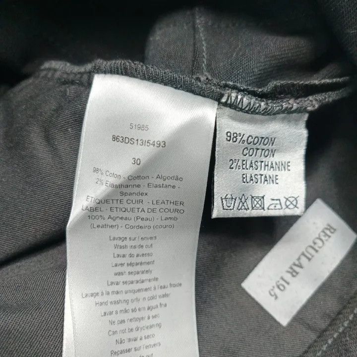 Dior Dior Classic Black Straight Pants with Logo 0079 Size US 30 / EU 46 - 5 Thumbnail