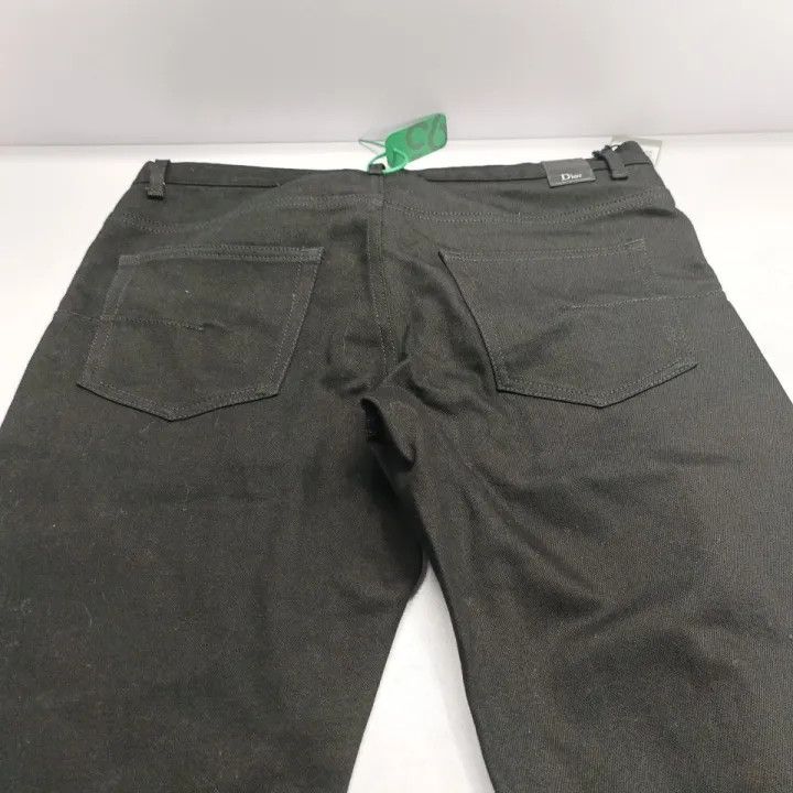 Dior Dior Classic Black Straight Pants with Logo 0079 Size US 30 / EU 46 - 7 Thumbnail
