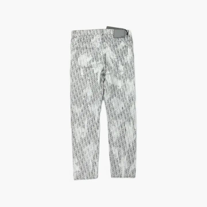 Dior Dior Logo Print Slim Fit Jeans for Men 0079 Size US 30 / EU 46 - 3 Thumbnail