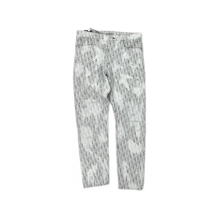 Dior Dior Logo Print Slim Fit Jeans for Men 0079 Size US 30 / EU 46 - 2 Thumbnail