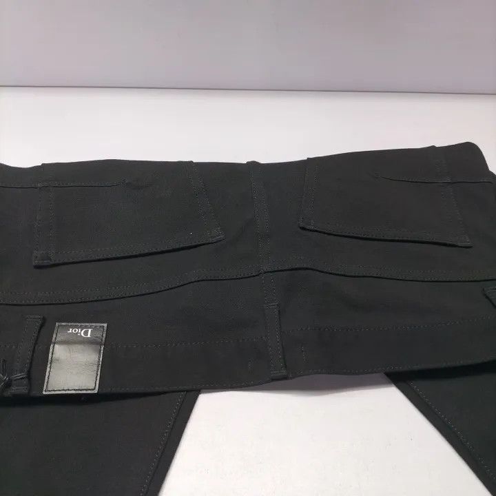 Dior Dior Casual Solid Color Black Jeans 0079 Size US 31 - 7 Thumbnail