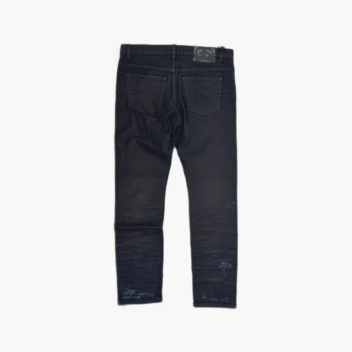 Dior Dior x Travis Scott Logo Embroidered Denim Pants 0079 Size US 31 - 3 Thumbnail