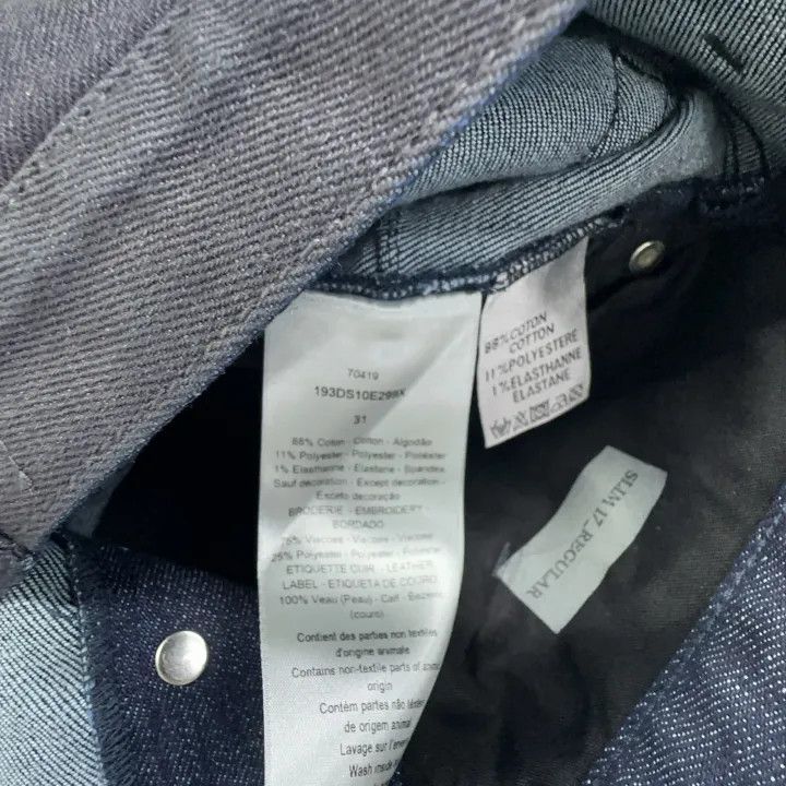 Dior Dior x Travis Scott Logo Embroidered Denim Pants 0079 Size US 31 - 5 Thumbnail
