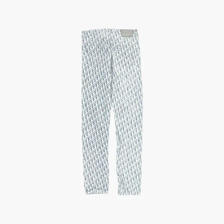 Dior Dior Blue Printed Slim Fit Jeans 0079 Size US 31 - 3 Thumbnail