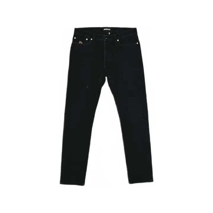 Dior Dior Black Button Down Straight Leg Jeans 0079 Size US 32 / EU 48 - 2 Thumbnail