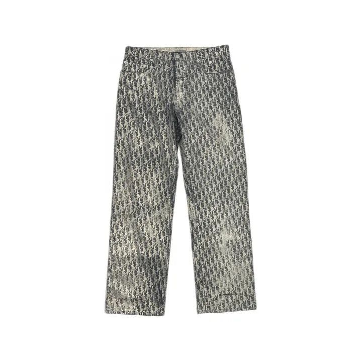 Dior Dior Oblique Logo Denim Pants for Men 0079 Size US 32 / EU 48 - 2 Thumbnail