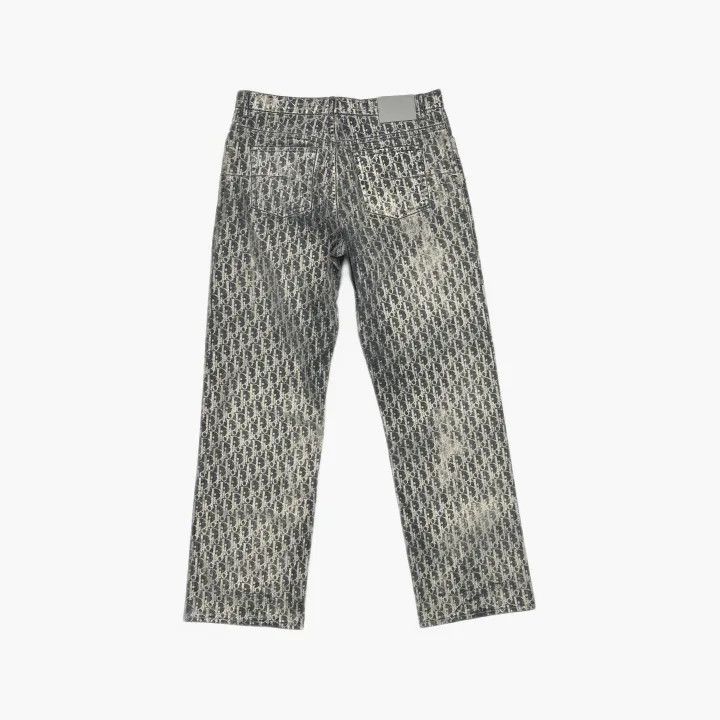 Dior Dior Oblique Logo Denim Pants for Men 0079 Size US 32 / EU 48 - 3 Thumbnail