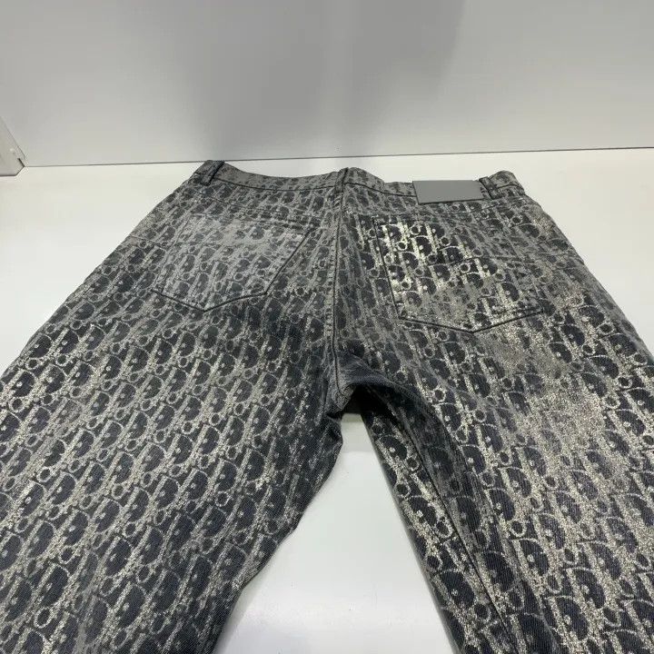 Dior Dior Oblique Logo Denim Pants for Men 0079 Size US 32 / EU 48 - 7 Thumbnail